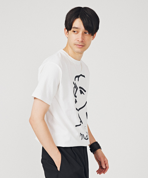 EDIFICE（エディフィス）の「【MATISSE / マティス】別注  アートプリント  Tシャツ（Tシャツ/カットソー・メンズ・ブラックミックス/ホワイト系その他/ホワイト/ブラック系その他/ホワイト×ホワイト/ブラック・LARGE/MEDIUM）」の16枚目の写真
