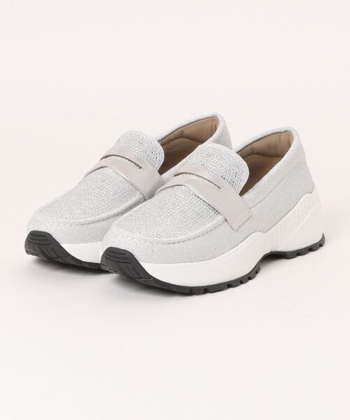 シュープラザ(シュープラザ)の「【KANSAI BIS】 カジュアルシューズ(ローファー・レディース・ブラック/シルバー/ネイビー・M/L/LL/S)」の3枚目の写真