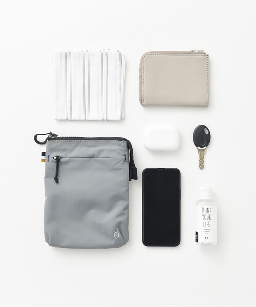 MILESTO（ミレスト）の「MILESTO/ミレスト サコッシュ（ショルダーバッグ・メンズ・グレー/ブラック/ベージュ/キャメル・ONE SIZE）」の9枚目の写真