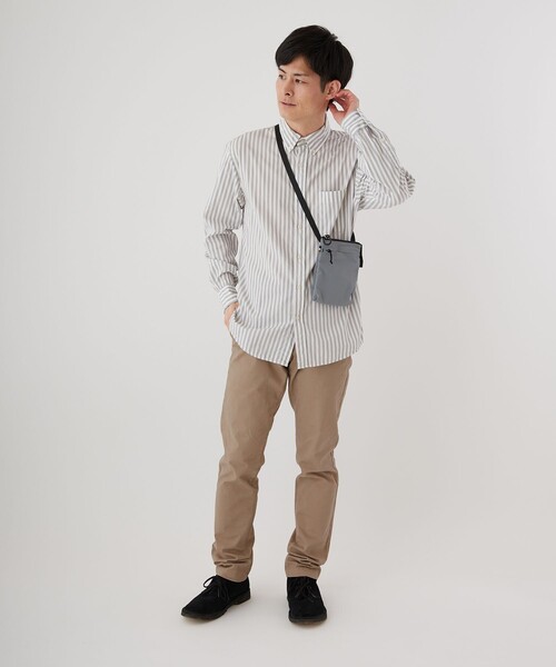 MILESTO（ミレスト）の「MILESTO/ミレスト サコッシュ（ショルダーバッグ・メンズ・グレー/ブラック/ベージュ/キャメル・ONE SIZE）」の11枚目の写真