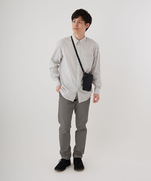 MILESTO（ミレスト）の「MILESTO/ミレスト サコッシュ（ショルダーバッグ・メンズ・グレー/ブラック/ベージュ/キャメル・ONE SIZE）」の15枚目の写真