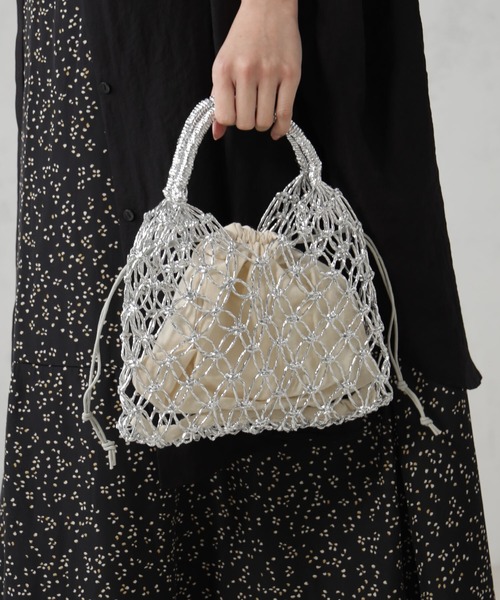 FOUND GOOD（ファウンドグッド）の「アミアミミニバッグ（ハンドバッグ・レディース・ブラック/ホワイト系5/グレー系2/グリーン系5・FREE）」の10枚目の写真