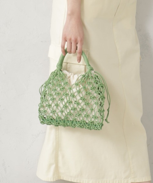 FOUND GOOD（ファウンドグッド）の「アミアミミニバッグ（ハンドバッグ・レディース・ブラック/ホワイト系5/グレー系2/グリーン系5・FREE）」の11枚目の写真