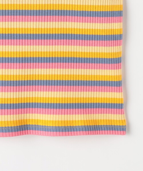 green label relaxing（グリーンレーベルリラクシング）の「TJ カラーボーダー フリル プルオーバー 100c130cm（Tシャツ/カットソー・キッズ・イエロー/ブラウン/ライラック・100cm/110cm/120cm/130cm）」の11枚目の写真