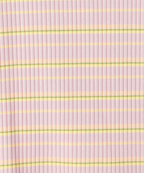 green label relaxing（グリーンレーベルリラクシング）の「TJ カラーボーダー フリル プルオーバー 100c130cm（Tシャツ/カットソー・キッズ・イエロー/ブラウン/ライラック・100cm/110cm/120cm/130cm）」の18枚目の写真