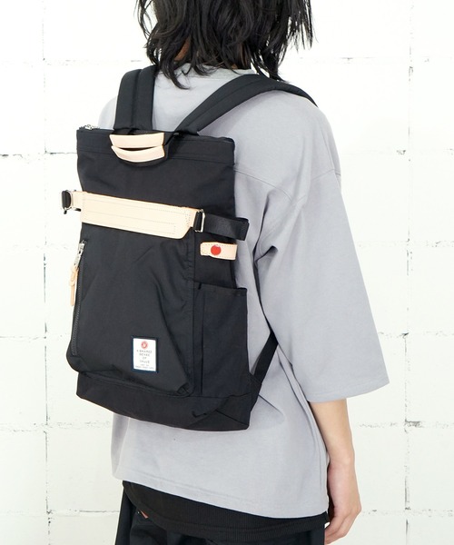 AS2OV(アッソブ)の「AS2OV アッソブ HIGHDENSITY TOTE BACKPACK トートバックパック 18L(バックパック/リュック・メンズ・ブラック・FREE)」の21枚目の写真