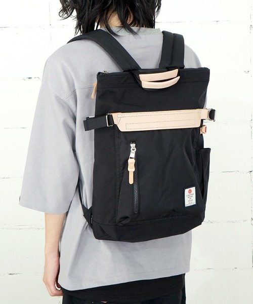 AS2OV(アッソブ)の「AS2OV アッソブ HIGHDENSITY TOTE BACKPACK トートバックパック 18L(バックパック/リュック・メンズ・ブラック・FREE)」の22枚目の写真