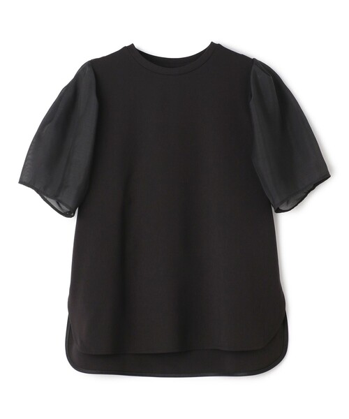 UNFILO(アンフィーロ)の「BEAUTY FORM シアースリーブTシャツ(Tシャツ/カットソー・レディース・グレー系/ネイビー系2/ホワイト系/ベージュ系2/ブラック系・X-LARGE)」の14枚目の写真