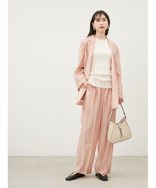 Mila Owen（ミラオーウェン）の「SET UPウエストゴムシアーパンツ