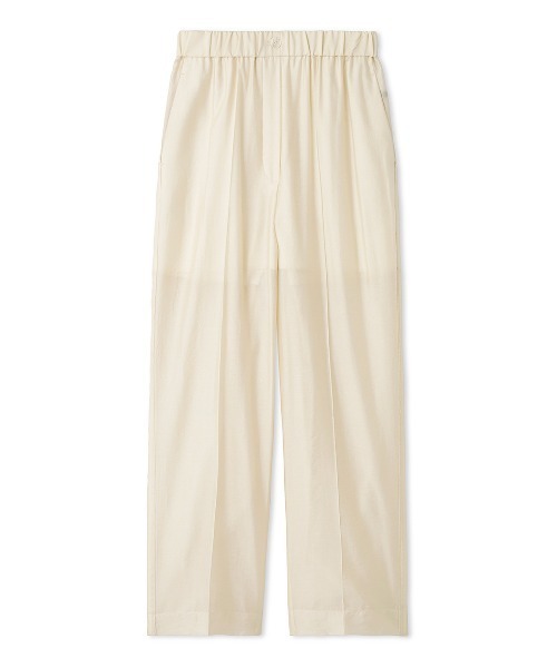 Mila Owen（ミラオーウェン）の「SET UPウエストゴムシアーパンツ（その他パンツ・レディース・ベージュ/ブラック/ピンク・1/0）」の6枚目の写真