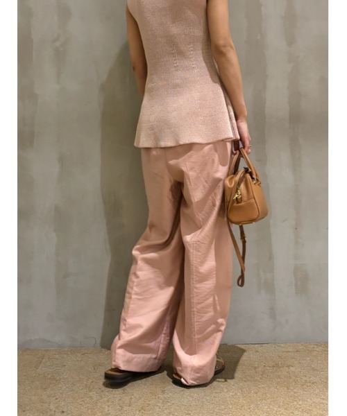 Mila Owen（ミラオーウェン）の「SET UPウエストゴムシアーパンツ