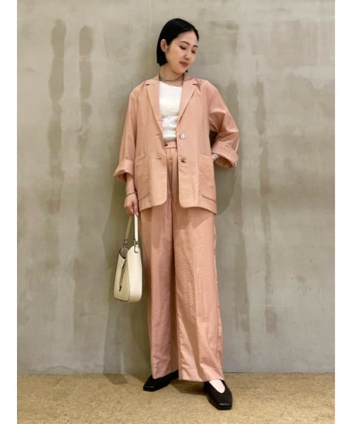 Mila Owen（ミラオーウェン）の「SET UPウエストゴムシアーパンツ