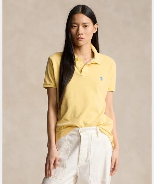 POLO RALPH LAUREN(ポロ ラルフ ローレン)の「クラシック フィット メッシュ ポロシャツ(ポロシャツ・レディース・イエロー・XS/XL/L/M/S)」の3枚目の写真