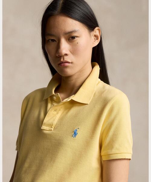 POLO RALPH LAUREN(ポロ ラルフ ローレン)の「クラシック フィット メッシュ ポロシャツ(ポロシャツ・レディース・イエロー・XS/XL/L/M/S)」の5枚目の写真