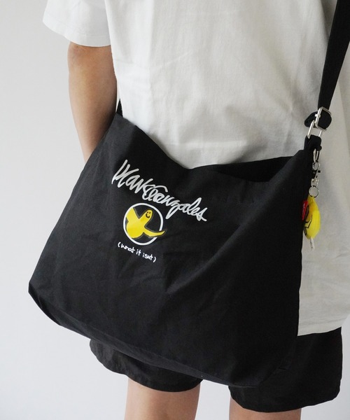 【（What it isNt) ART BY MARKGONZALES】BIG キャンバス トートバッグ（トートバッグ）｜（What it isNt）ART BY MARKGONZALES（ワットイットイズント）