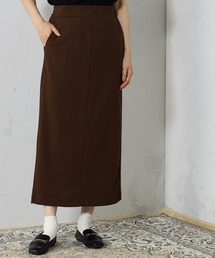 カットジョーゼットタイトスカート