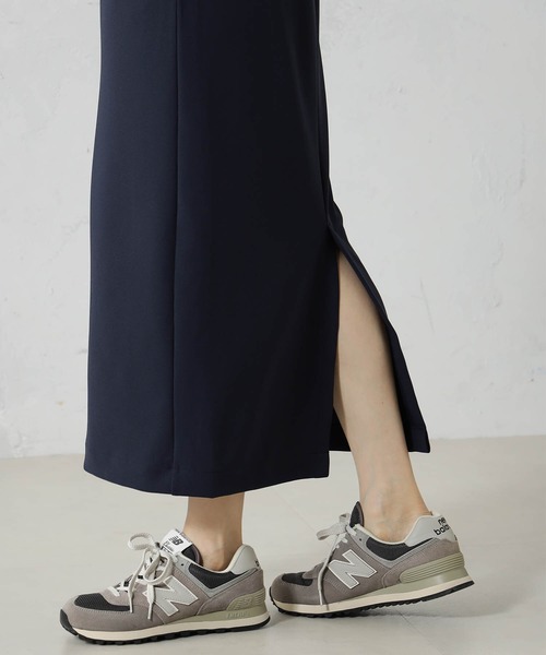 FOUND GOOD（ファウンドグッド）の「カットジョーゼットタイトスカート（スカート・レディース・アイボリー/ブラック/ブラウン系8/ネイビー/ブルー系5・L/M/S）」の15枚目の写真