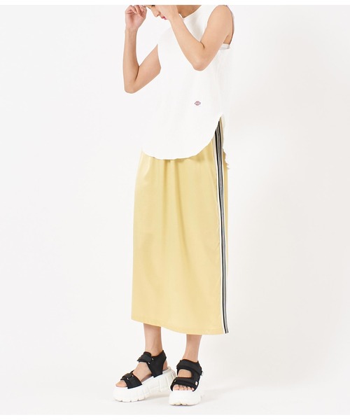 Dickies（ディッキーズ）の「DICKIES 別注ワッフルノースリーブトップス（Tシャツ/カットソー・レディース・ピンク/ホワイト/スミクロ・FREE）」の12枚目の写真