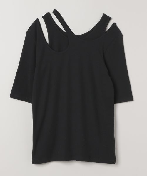 しめ　Tシャツ JEANASIS（ジーナシス）の「レイヤード2Pコンビカット/125396（Tシャツ