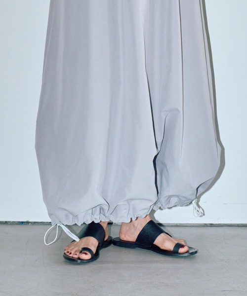 LIENCOEUR（リアンクール）の「バルーンシルエットロングスカート（スカート・レディース・ブラック/ホワイト/ライトグレー・FREE）」の13枚目の写真