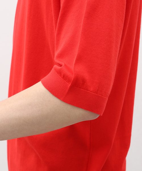 JOHN SMEDLEY(ジョンスメドレー)の「JOHN SMEDLEY (ジョンスメドレー) 別注 ISIS(ポロシャツ・メンズ・レッド/ウッド・MEDIUM/LARGE/X-LARGE/XX-LARGE)」の10枚目の写真