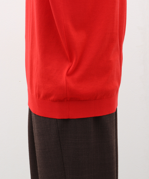 JOHN SMEDLEY(ジョンスメドレー)の「JOHN SMEDLEY (ジョンスメドレー) 別注 ISIS(ポロシャツ・メンズ・レッド/ウッド・MEDIUM/LARGE/X-LARGE/XX-LARGE)」の12枚目の写真