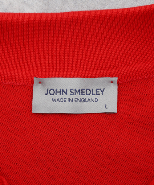 JOHN SMEDLEY(ジョンスメドレー)の「JOHN SMEDLEY (ジョンスメドレー) 別注 ISIS(ポロシャツ・メンズ・レッド/ウッド・MEDIUM/LARGE/X-LARGE/XX-LARGE)」の13枚目の写真