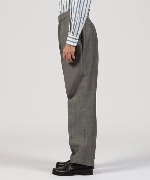 TOMORROWLAND (トゥモローランド)の「FUMIYA HIRANO THE TROUSERS SAVILE ROW ウールモヘヤ 1プリーツトラウザーズ(スラックス・メンズ・グレー・42/36)」の4枚目の写真