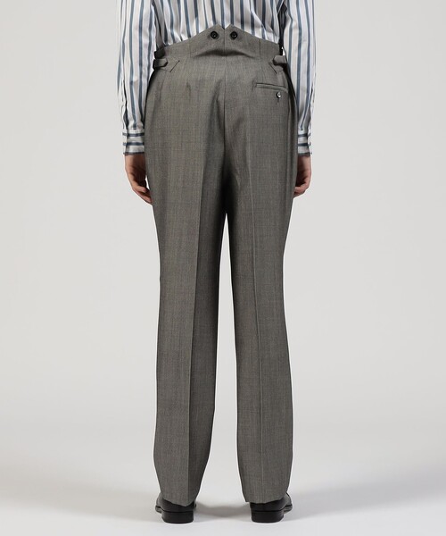 TOMORROWLAND (トゥモローランド)の「FUMIYA HIRANO THE TROUSERS SAVILE ROW ウールモヘヤ 1プリーツトラウザーズ(スラックス・メンズ・グレー・42/36)」の5枚目の写真