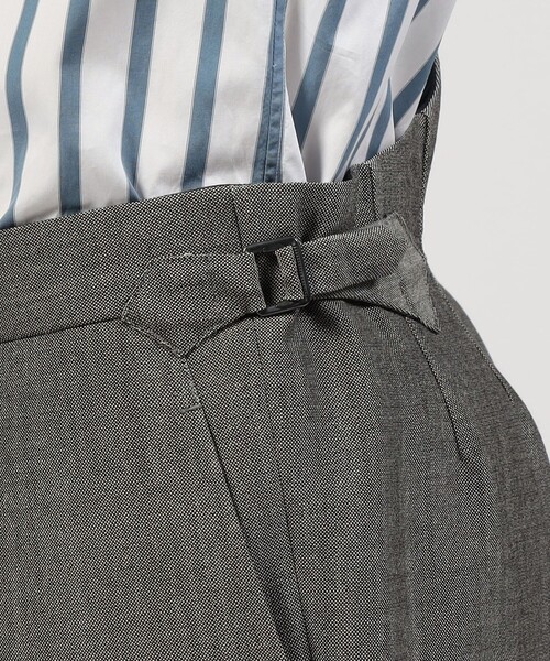 TOMORROWLAND (トゥモローランド)の「FUMIYA HIRANO THE TROUSERS SAVILE ROW ウールモヘヤ 1プリーツトラウザーズ(スラックス・メンズ・グレー・42/36)」の10枚目の写真