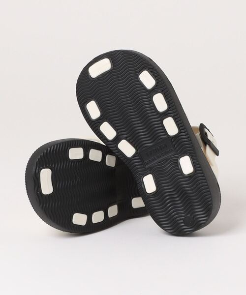 hymy（ヒュミュ）の「【 hymy-ヒュミュ- 】バイカラー EVA グルカ サンダル ( kids ) #_（サンダル・キッズ・ホワイト×ブラック/アイボリー・19cm/18cm/17cm）」の14枚目の写真