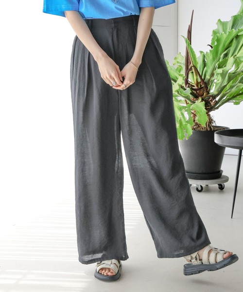 2セット商品 セール】2タックストレートワイドパンツ 117917（その他パンツ