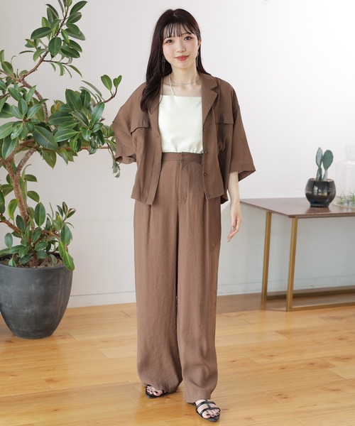 2セット商品 セール】2タックストレートワイドパンツ 117917（その他パンツ