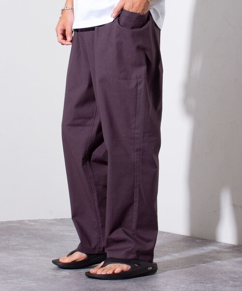 GLOSTER(グロスター)の「【GLOSTER/グロスター】SUMMER BEACH PANTS イージーパンツ(その他パンツ・メンズ・チャコールグレー/ネイビー/キナリ・S/M/L)」の1枚目の写真
