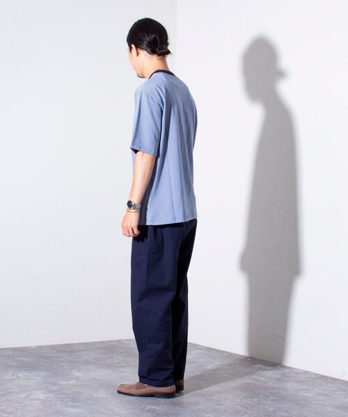 GLOSTER(グロスター)の「【GLOSTER/グロスター】SUMMER BEACH PANTS イージーパンツ(その他パンツ・メンズ・チャコールグレー/ネイビー/キナリ・S/M/L)」の5枚目の写真