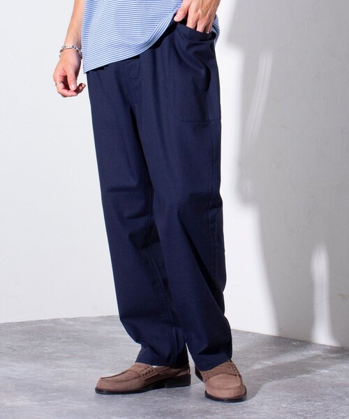 GLOSTER(グロスター)の「【GLOSTER/グロスター】SUMMER BEACH PANTS イージーパンツ(その他パンツ・メンズ・チャコールグレー/ネイビー/キナリ・S/M/L)」の7枚目の写真
