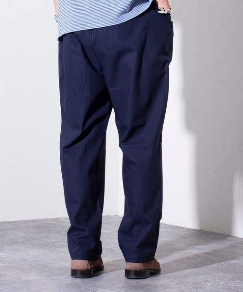 GLOSTER(グロスター)の「【GLOSTER/グロスター】SUMMER BEACH PANTS イージーパンツ(その他パンツ・メンズ・チャコールグレー/ネイビー/キナリ・S/M/L)」の9枚目の写真