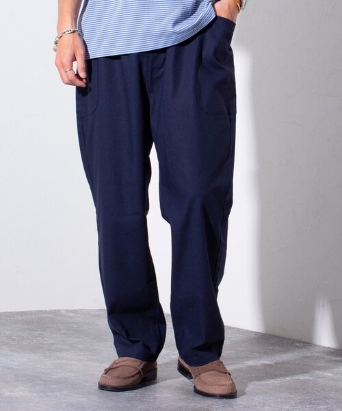 GLOSTER(グロスター)の「【GLOSTER/グロスター】SUMMER BEACH PANTS イージーパンツ(その他パンツ・メンズ・チャコールグレー/ネイビー/キナリ・S/M/L)」の11枚目の写真