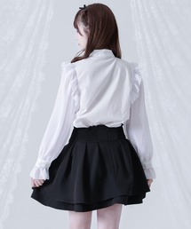 ブラウス シャツ 「TRAVAS TOKYO/トラバス トーキョー」ロゴ刺繍ボウタイブラウス レディース TRAVAS TOKYO ブラウス シャツ 「TRAVAS TOKYO/トラバス