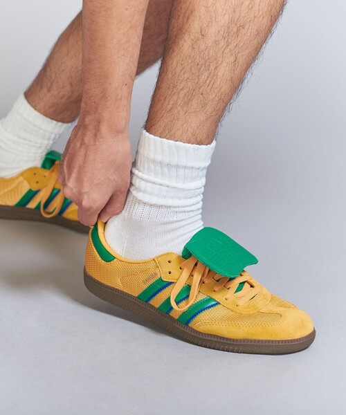 adidas アディダス SAMBA LT IE9165 イエロー×グリーン US8 111423693#2