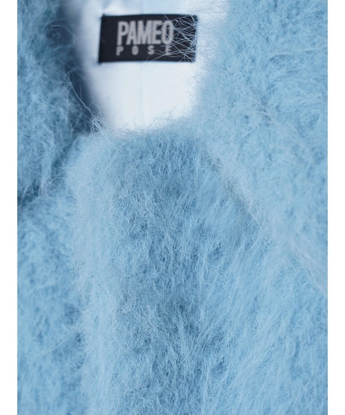 PAMEO POSE（パメオポーズ）の「Shaggy With Ribbon Coat（その他アウター・レディース・アイボリー/スカイブルー・FREE）」の17枚目の写真