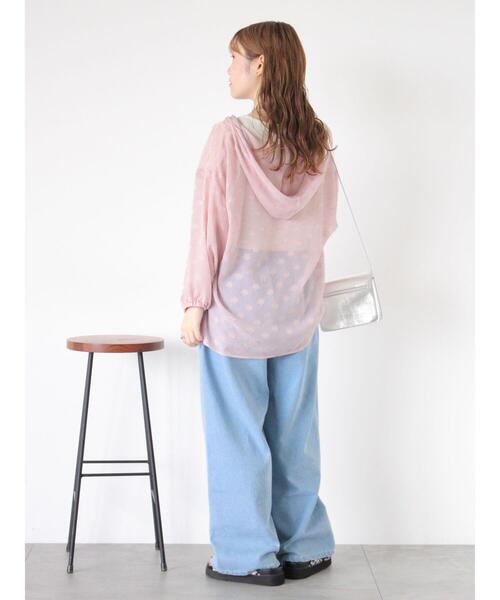 ehka sopo（エヘカソポ）の「ウォッシュ加工ワイドパンツ（その他パンツ・レディース・ブルー/チャコールグレー/サックスブルー/ブラック・F）」の13枚目の写真