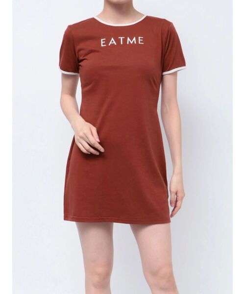 セール】ロゴTシャツワンピース（ワンピース）｜EATME