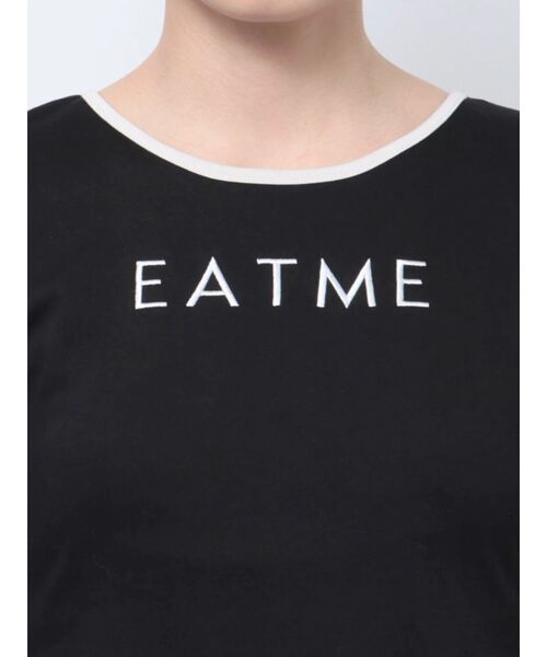 EATME(イートミー)の「ロゴTシャツワンピース(ワンピース・レディース・レッド/ブラウン/ブラック/アイボリー・FREE)」の15枚目の写真