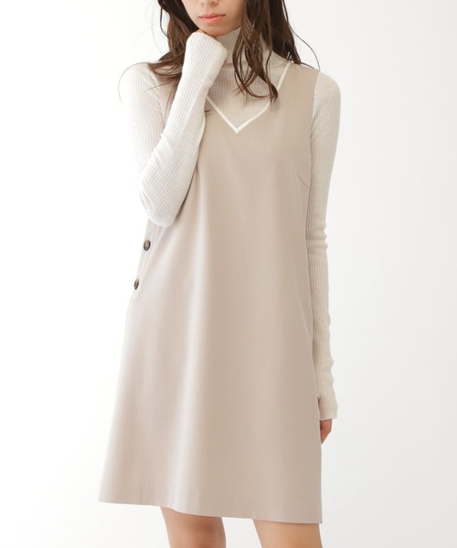 【セール】◇梳毛調ミニジャンスカ（ワンピース）｜JILL by JILL STUART（ジルバイジルスチュアート）