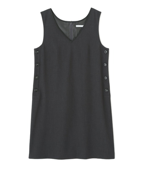 JILL by JILL STUART(ジルバイジルスチュアート)の「◇梳毛調ミニジャンスカ(ワンピース・レディース・ベージュ/チャコールグレー・MEDIUM/SMALL)」の8枚目の写真