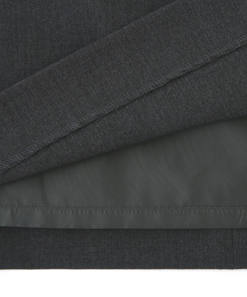 JILL by JILL STUART(ジルバイジルスチュアート)の「◇梳毛調ミニジャンスカ(ワンピース・レディース・ベージュ/チャコールグレー・MEDIUM/SMALL)」の4枚目の写真