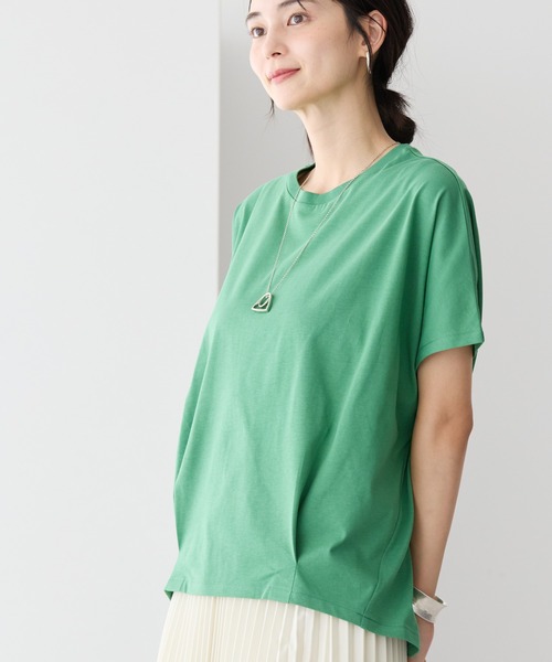[日本製]ウェーブタックボーダーカットソー 日本製]ウェーブタックボーダーカットソー カットソー・Tシャツ