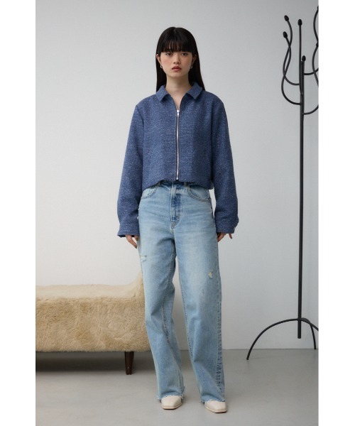 セール】ラメツイードショートジャケット（テーラードジャケット