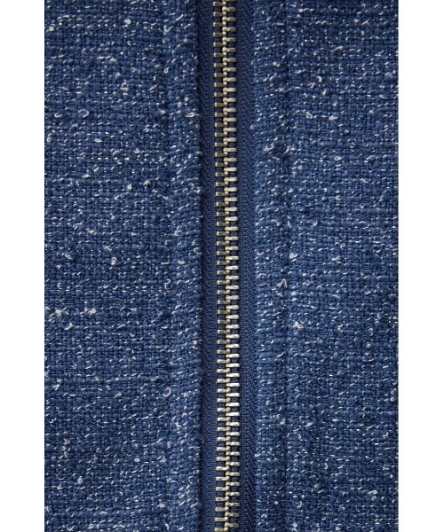 AZUL by moussy（アズールバイマウジー）の「ラメツイードショートジャケット（テーラードジャケット・レディース・ブラック/ライトベージュ/ブルー・FREE）」の5枚目の写真